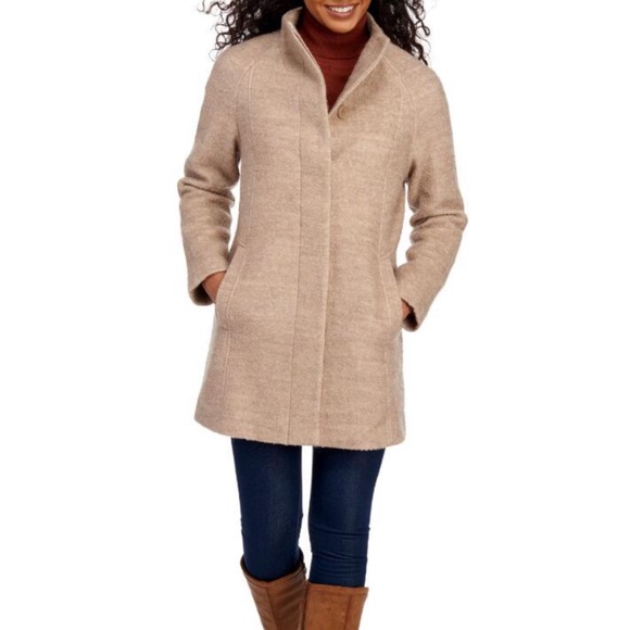 Anne Klein Jackets & Blazers - ANNE KLEIN Wool-Blend Boucle Winter Coat